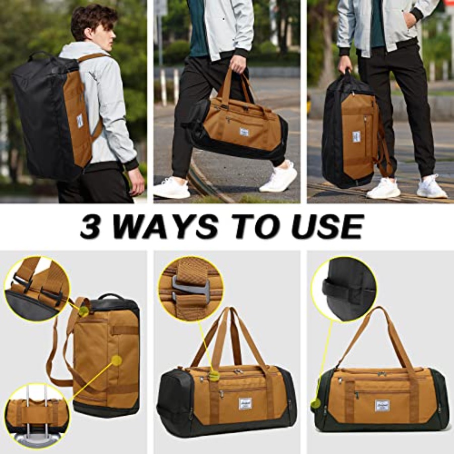 Travel Duffle Bag for men 40L  - Weekender Bag Duffle review and price