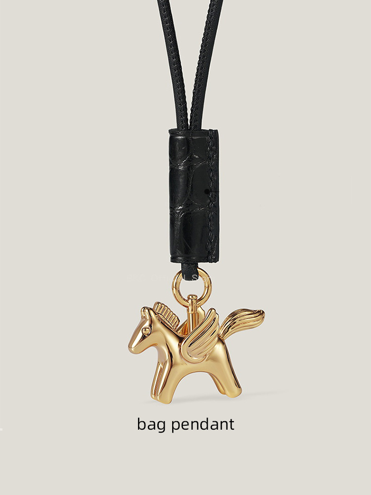 Luxury Brass Pegasus Bag Charm - Luxury Bags Hermes review and price