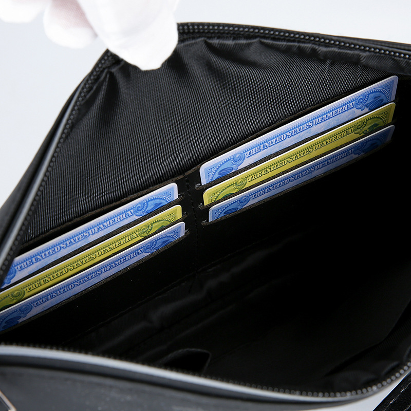 Men's Soft PU Leather Clutch B - Wristlet Wallet Zipper review and price
