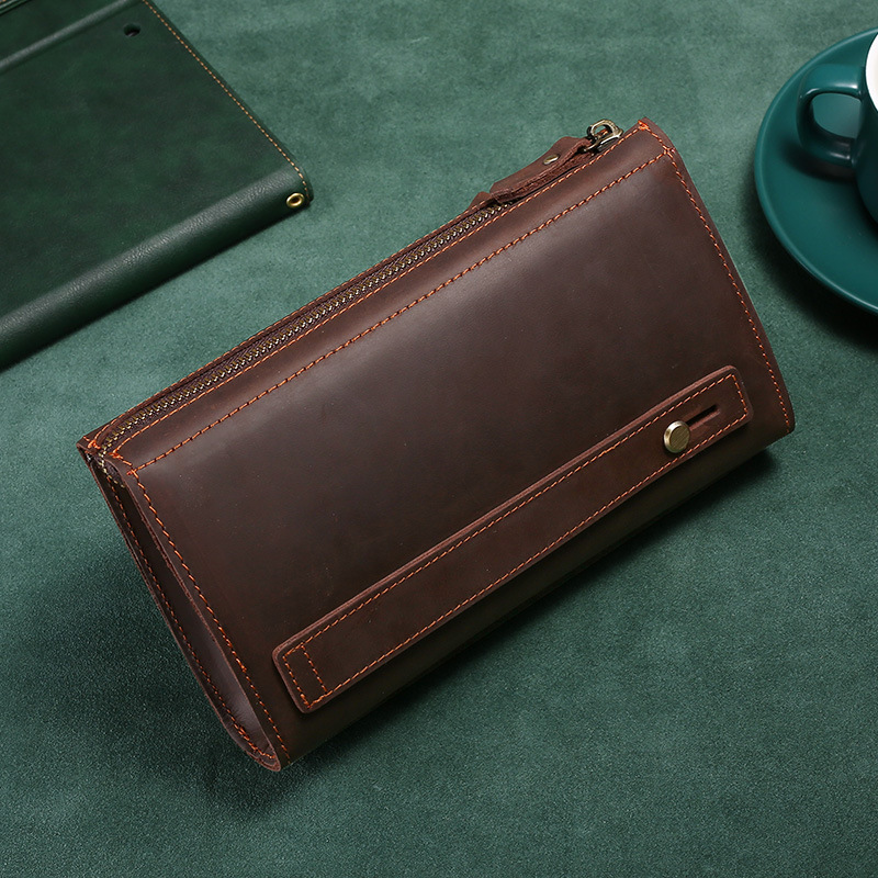 Men's Clutches Long Handbag Bu - Wristlet Wallet Zipper review and price