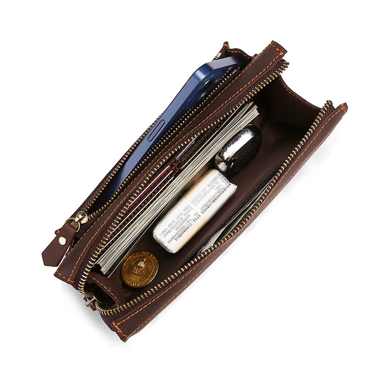 Men's Clutches Long Handbag Bu - Wristlet Wallet Zipper review and price