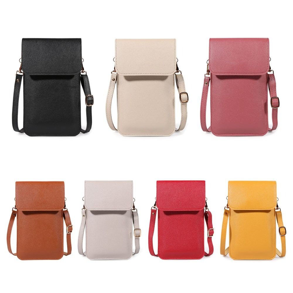 PU Leather Touch Screen Phone  - Wristlet Wallet Zipper review and price