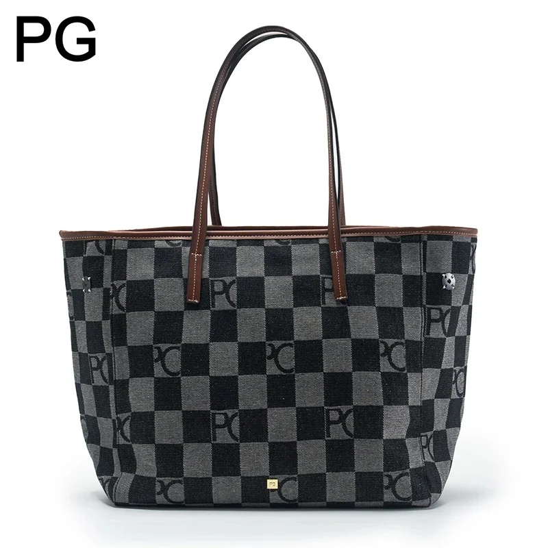 PG Checkerboard Monogram Tote  - Tote Bag Leather Monogram review and price