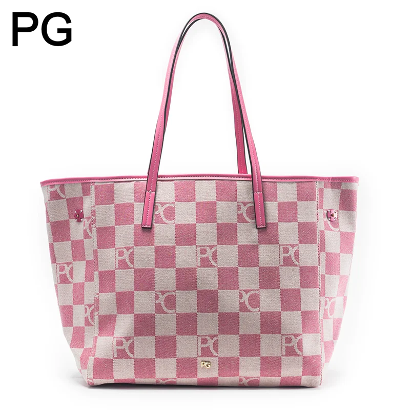 PG Checkerboard Monogram Tote  - Tote Bag Leather Monogram review and price