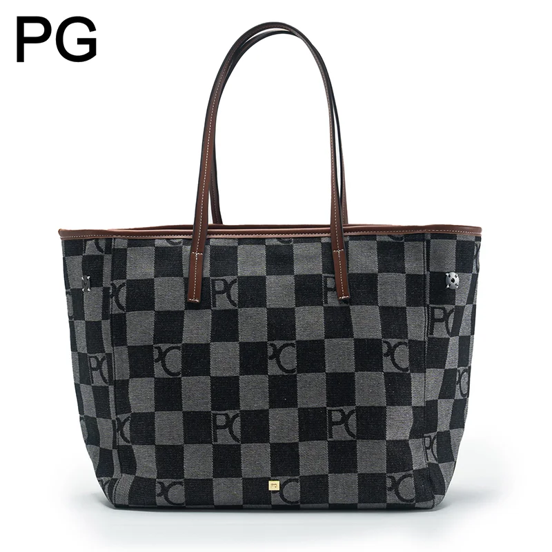PG Checkerboard Monogram Tote  - Tote Bag Leather Monogram review and price