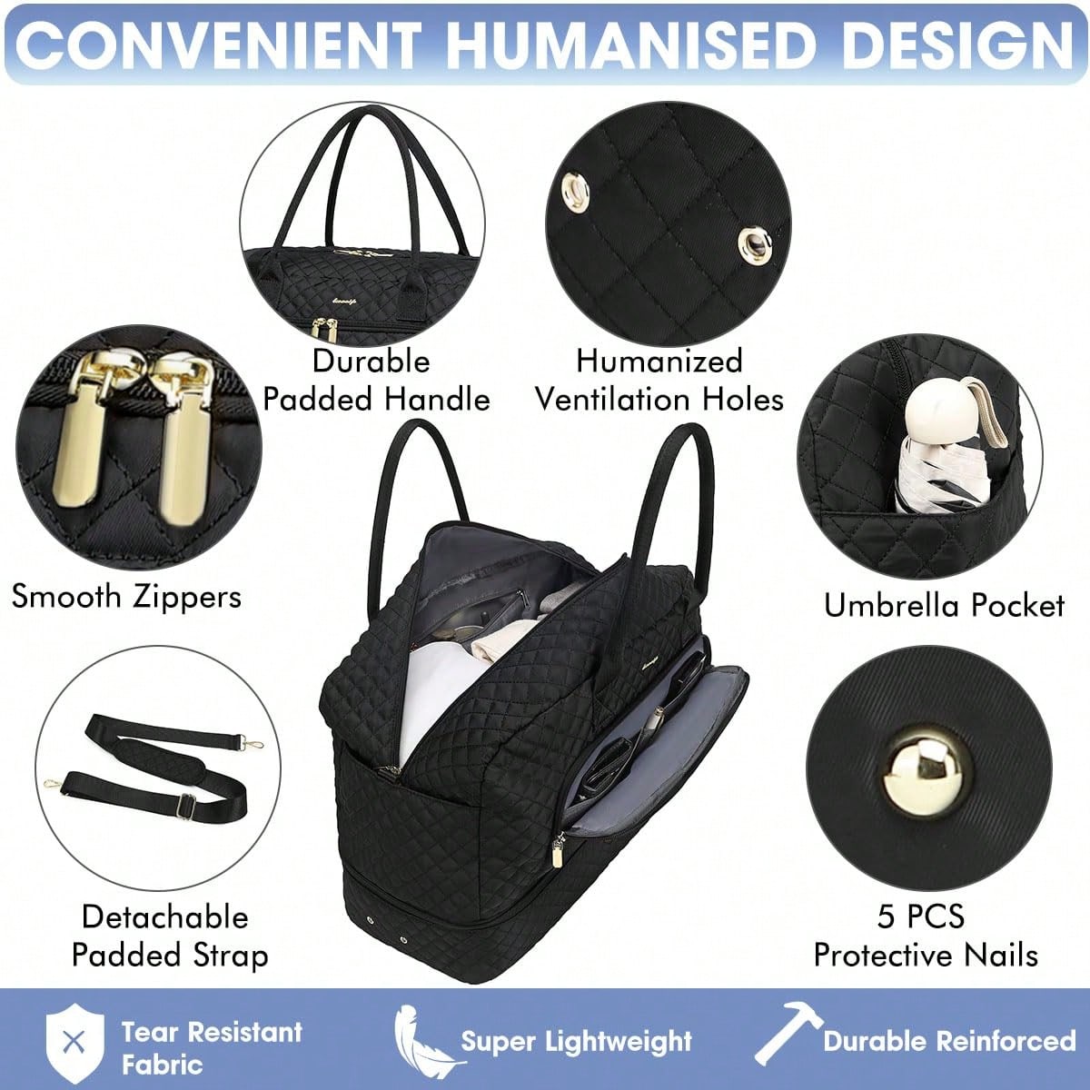 Large Women Travel Duffle Bag  - Weekender Bag Duffle review and price