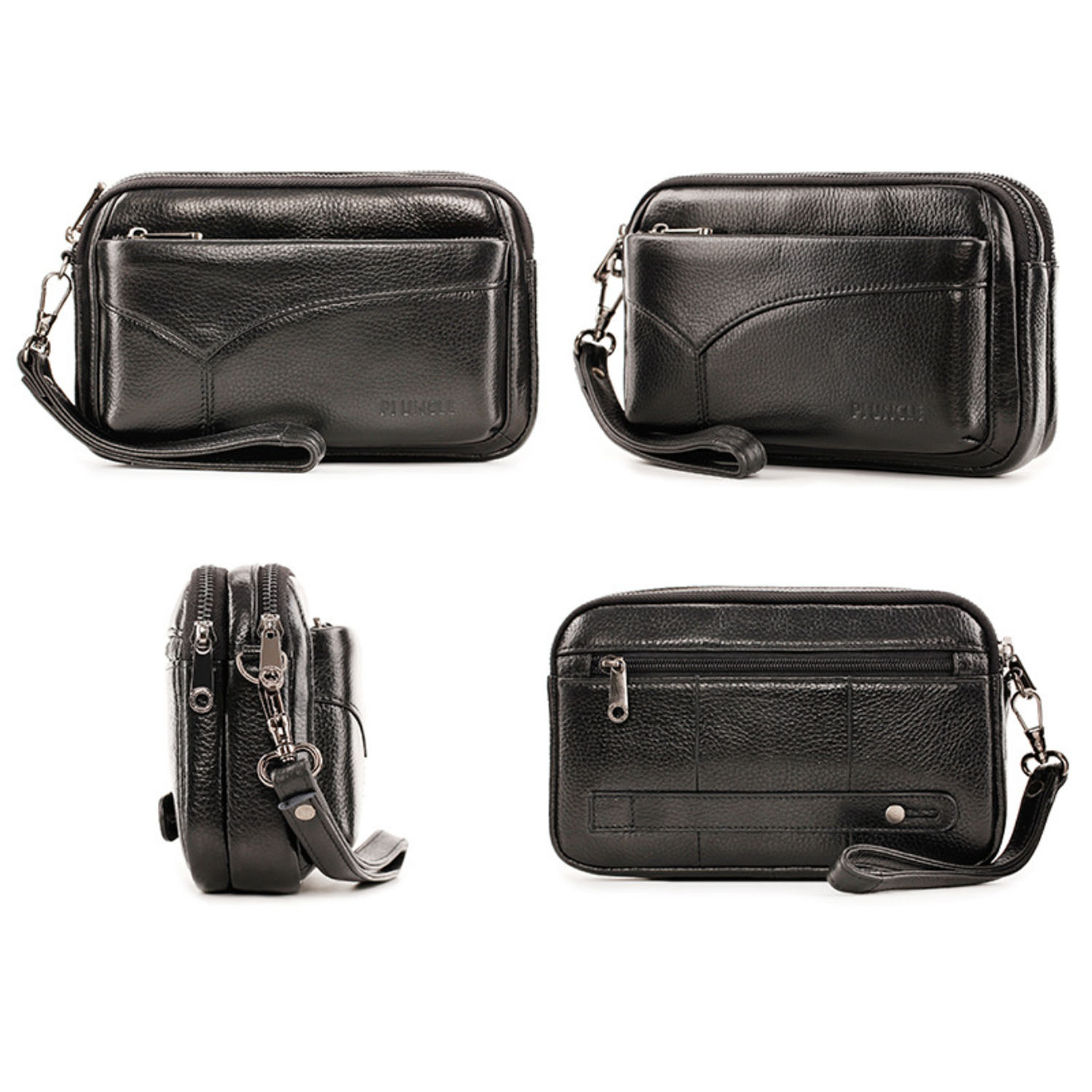 Men's Genuine Leather Fashion  - Wristlet Wallet Zipper review and price