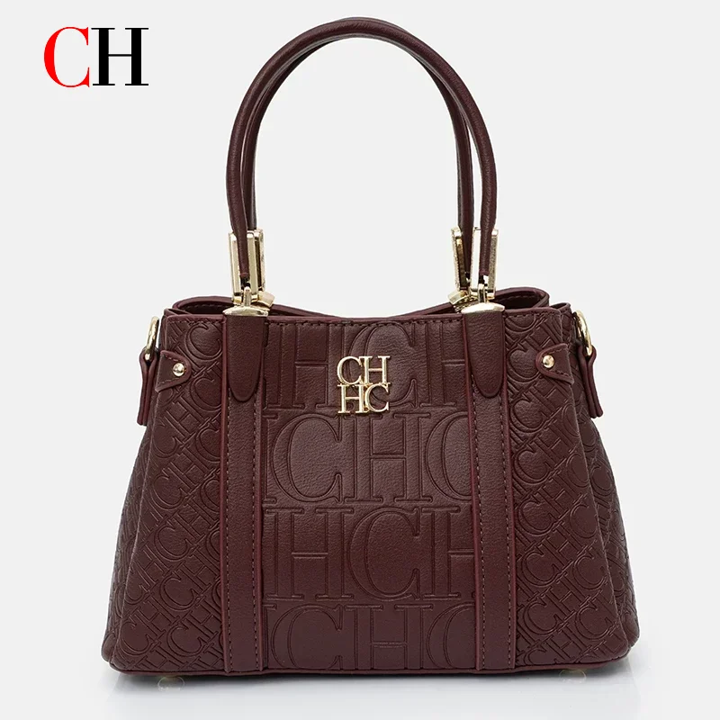 CH Women's Monogram Embossed T - Tote Bag Leather Monogram review and price