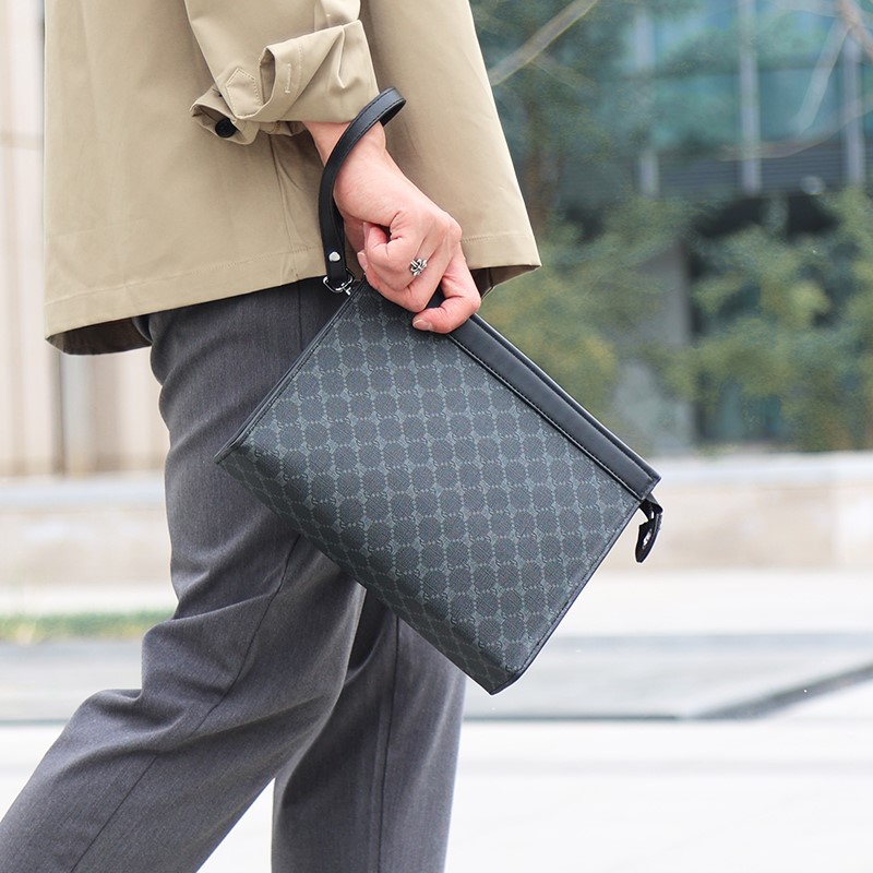 New Men Clutches Bags Man Wall - Wristlet Wallet Zipper review and price