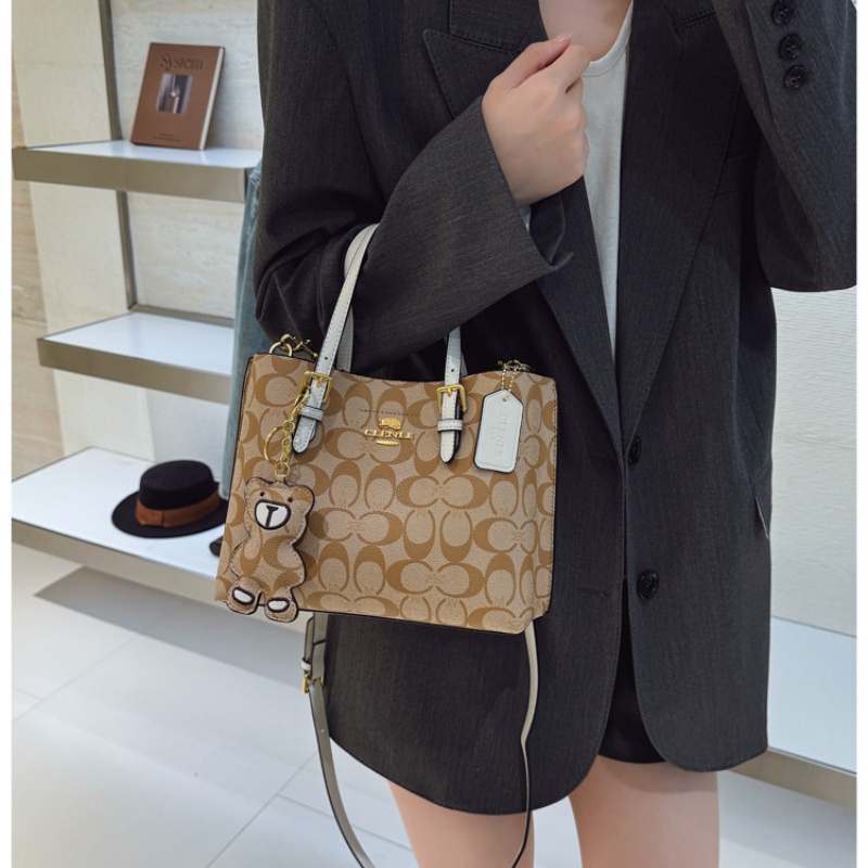 Elegant Monogram Tote Bag in C - Tote Bag Leather Monogram review and price