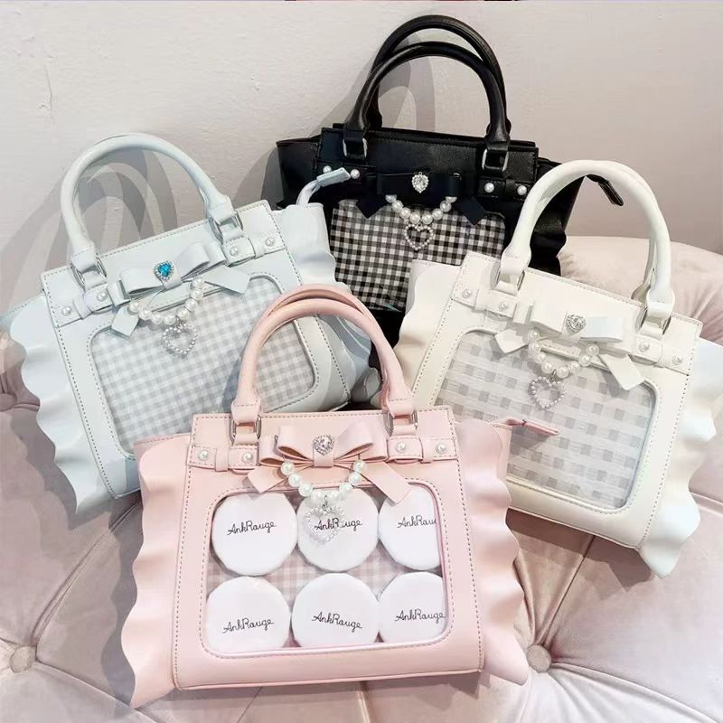 Harajuku Square Pink Ita Bag W - Wristlet Wallet Zipper review and price