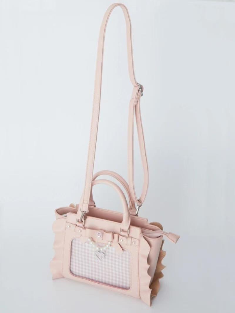 Harajuku Square Pink Ita Bag W - Wristlet Wallet Zipper review and price